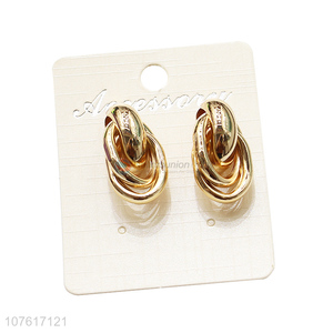 Low Price Metal Earring Fashion Ear Stud Wholesale