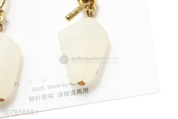 Unique Design Plastic Pendant Fashion Dangle Earring