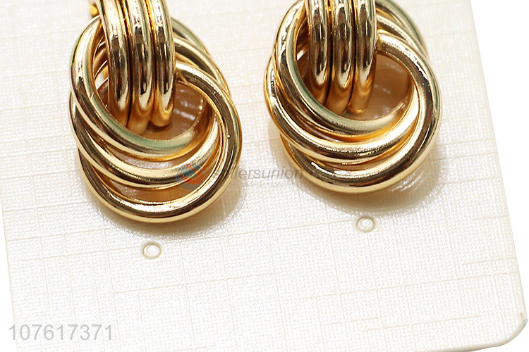 Hot Selling Loops Rings Earrings Fashion Ear Stud For Women