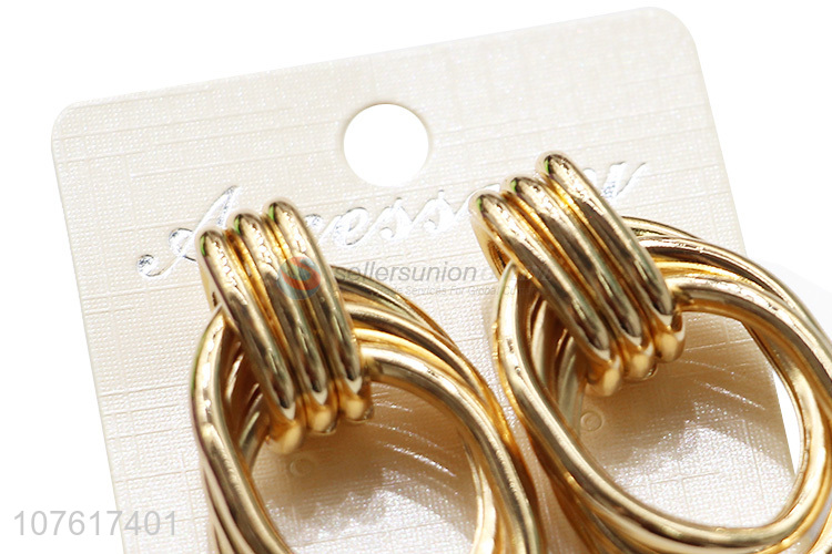 New Arrival Exaggerated Earring Ladies Ear Stud Wholesale