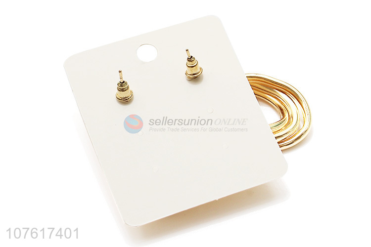 New Arrival Exaggerated Earring Ladies Ear Stud Wholesale