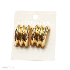 Fashion Punk Style Alloy Earring Gold Ear Stud For Sale