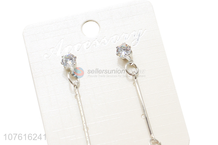 Fashion Temperament Earrings Plastic Pendant Long Earring