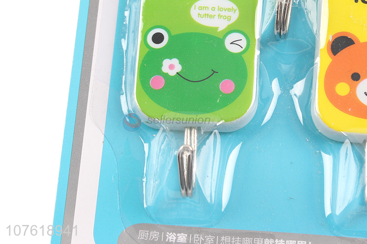 Good quality cartoon cute plastic hook for kitchen bathroom and bedroom