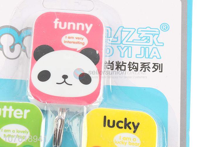 Good quality cartoon cute plastic hook for kitchen bathroom and bedroom