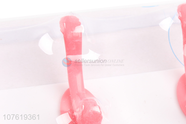 Plastic suction hook for household using colorful creative new style hook