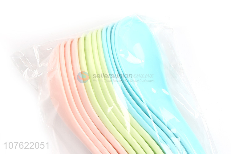 disposable plastic spoon