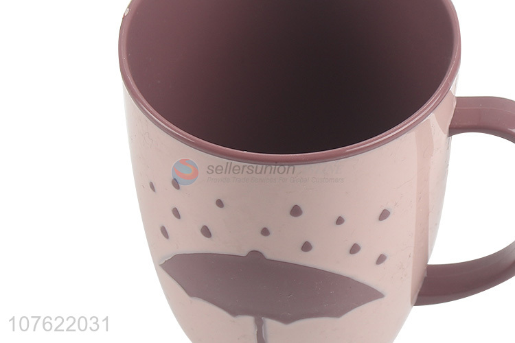 Good quality bathroom products plastic tooth mug toothbrush holder