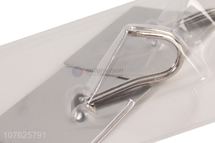 Hot selling traceless sticky coat hanger hook stainless steel wall hooks