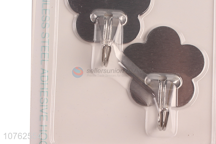 High quality heavy duty wall hook stainless steel adhesive hooks