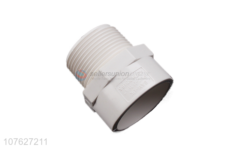 High quality external thread straight connector threaded joint irrigation water pipe fittings