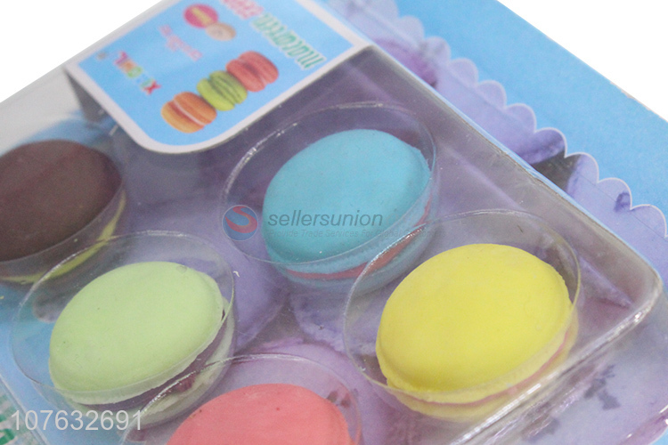 Factory Wholesale Macaron Shape Eraser Fashion Stationery