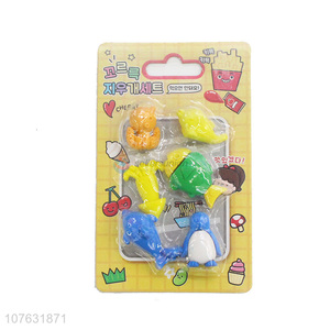 Newest Cartoon Marine Life Colorful Eraser Wholesale