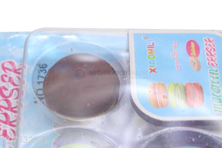 Factory Wholesale Macaron Shape Eraser Fashion Stationery