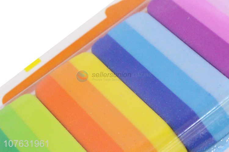 Popular 4 Pieces Colorful Eraser Set Best Stationery