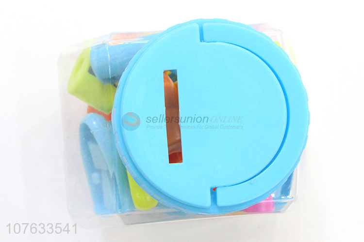 Factory Price Colorful Pencil Sharpener Plastic Apontador