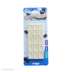 Unique Design Chocolate Shape Eraser Cheap Stationery