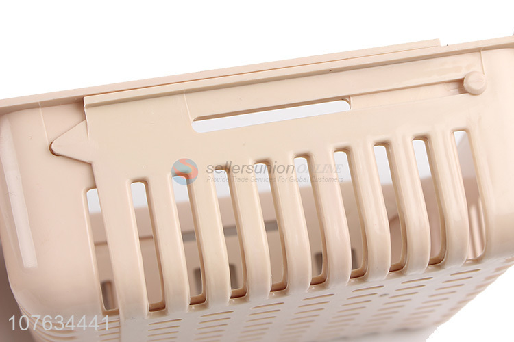 New arrival retractable plastic storage basket vegetable fruit washing drain basket