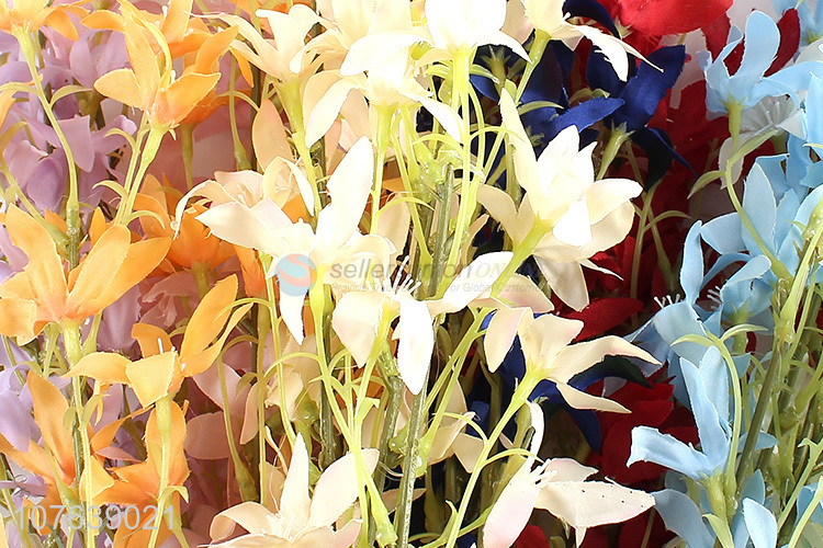 Good Quality Colorful Simulation Flower Fashion Fake Flower