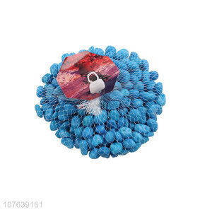 Competitive Price Colorful Ornamental Stone Crafts With Net Bag