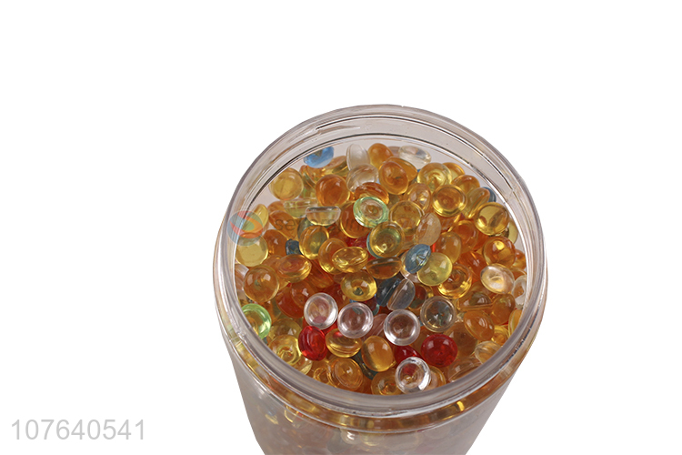 Retail mixed color light raindrop spherical plastic acrylic diamond