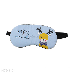 New arrival cartoon deer office nap eye mask travel eye patch