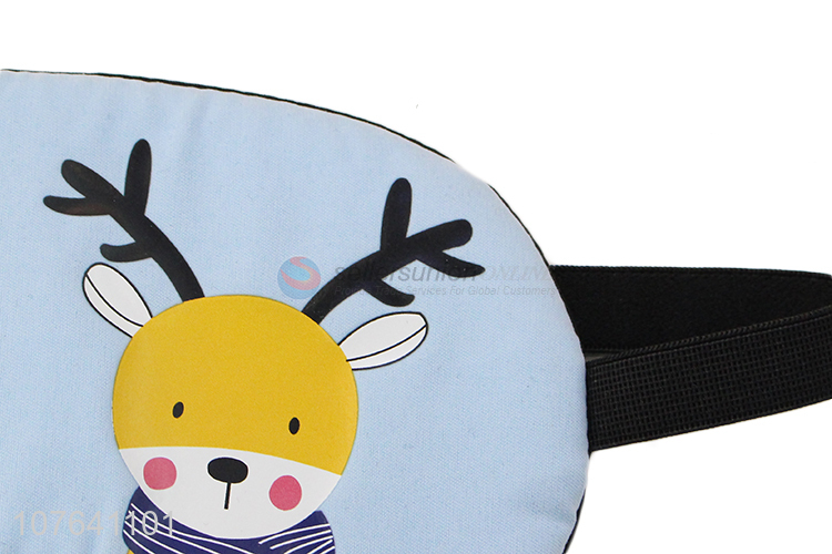 New arrival cartoon deer office nap eye mask travel eye patch