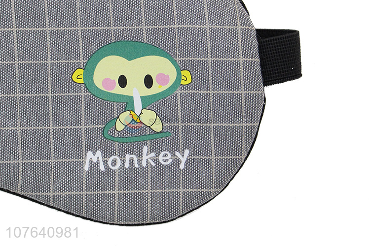 Hot products monkey printedoffice nap eye mask travel eye patch