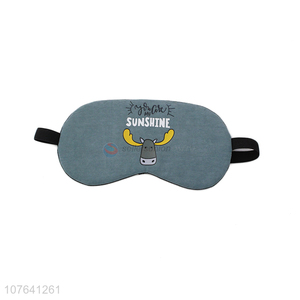 China factory cartoon reindeer gel sleep eye mask office eye mask