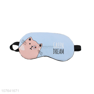 New products cartoon cat blindfold adjustable band sleep eye mask