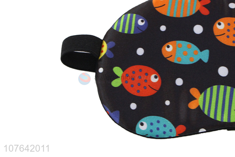 China factory cartoon fish blindfold eye mask blindfold for sleeping