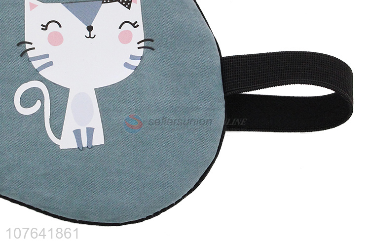 Good sale cartoon cat gel sleep eye mask office eye mask