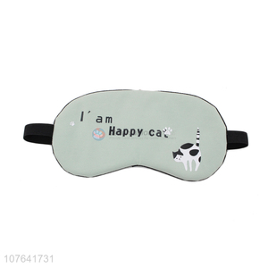 Hot products cartoon cat hot compress ice compress sleep eye mask