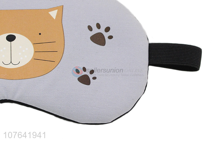 Best selling cartoon cat office nap eye mask travel eye patch