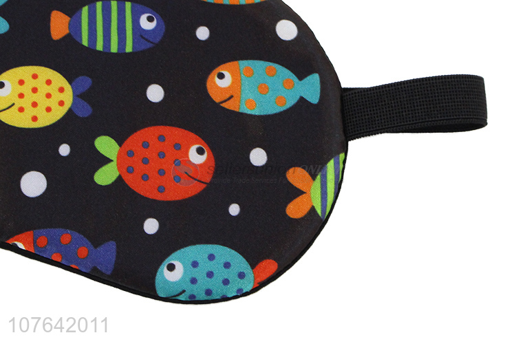 China factory cartoon fish blindfold eye mask blindfold for sleeping