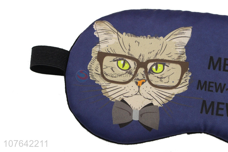 Factory direct sale cartoon cat hot compress ice compress sleep eye mask