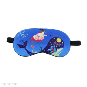 New arrival cartoon whale gel sleep eye mask office eye mask