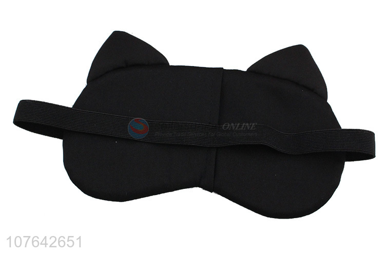 Custom kawaii cartoon cat shape blindfold eye mask blindfold for sleeping