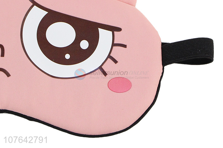 Latest design cartoon shape reusable comfortable travel sleep eye mask