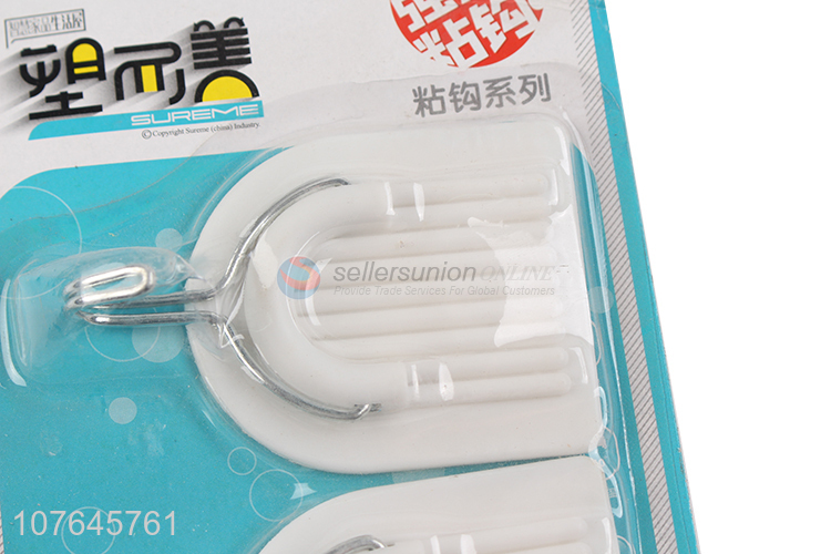 Fashion 2 Pieces Super Strong Adhesive Hook Sticky Hook For Sale