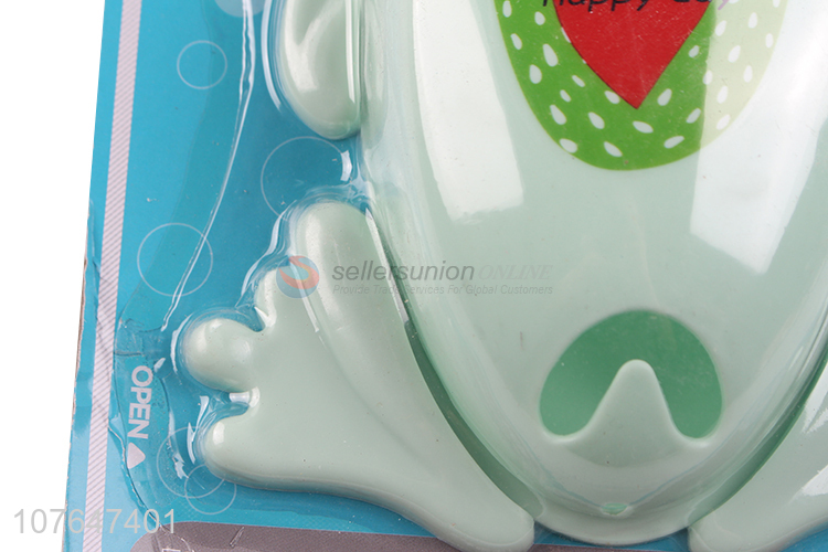 Hot Selling Cartoon Frog Shape Toothbrush Holder For Bathroom