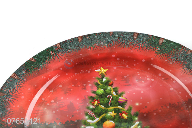 Popular Christmas Sticker Dinner Plate Fashion Charger Plate