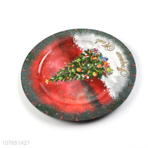 Popular Christmas Sticker Dinner Plate Fashion Charger Plate