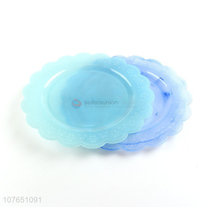 Good Quality Colorful Clear Plastic Plate Multipurpose Dish