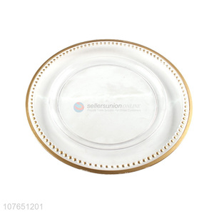 Wholesale Round Plastic Dinner Plate Best Charger Plate