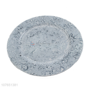 High Quality Fashion Plastic Dinner Plate Fashion Charger Plate