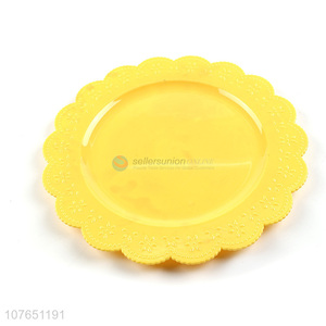 Best Sale Round Dinner Plate Plastic Charger Plate