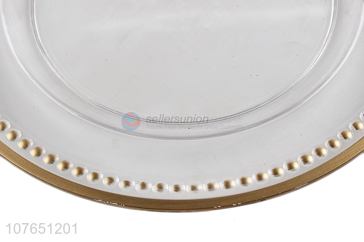 Wholesale Round Plastic Dinner Plate Best Charger Plate