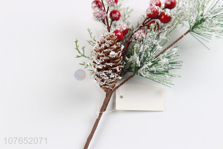 Christmas decoration Christmas tree decoration red fruit short branches