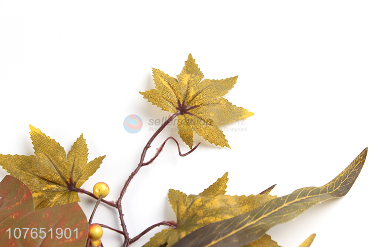 Affordable autumn cut leaves decorative flowers branches decoration